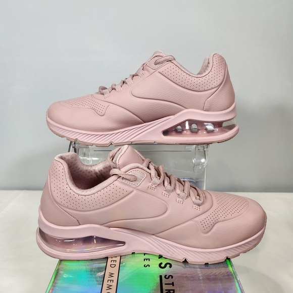 Skechers Uno 2 Women's Pink Sneakers - Picture 4 of 13